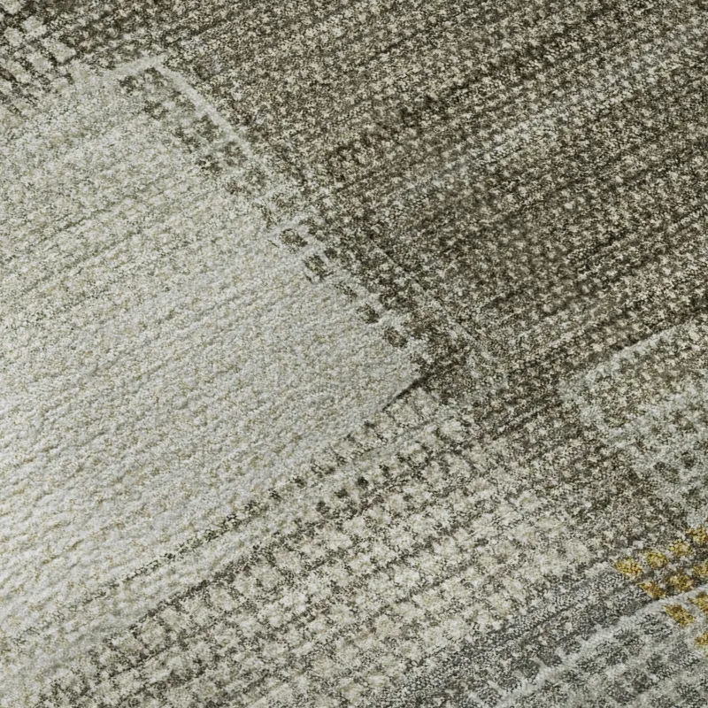 Luxury Washable Indoor/Outdoor Ravenna Taupe 1\'8\" x 2\'6\" Rug