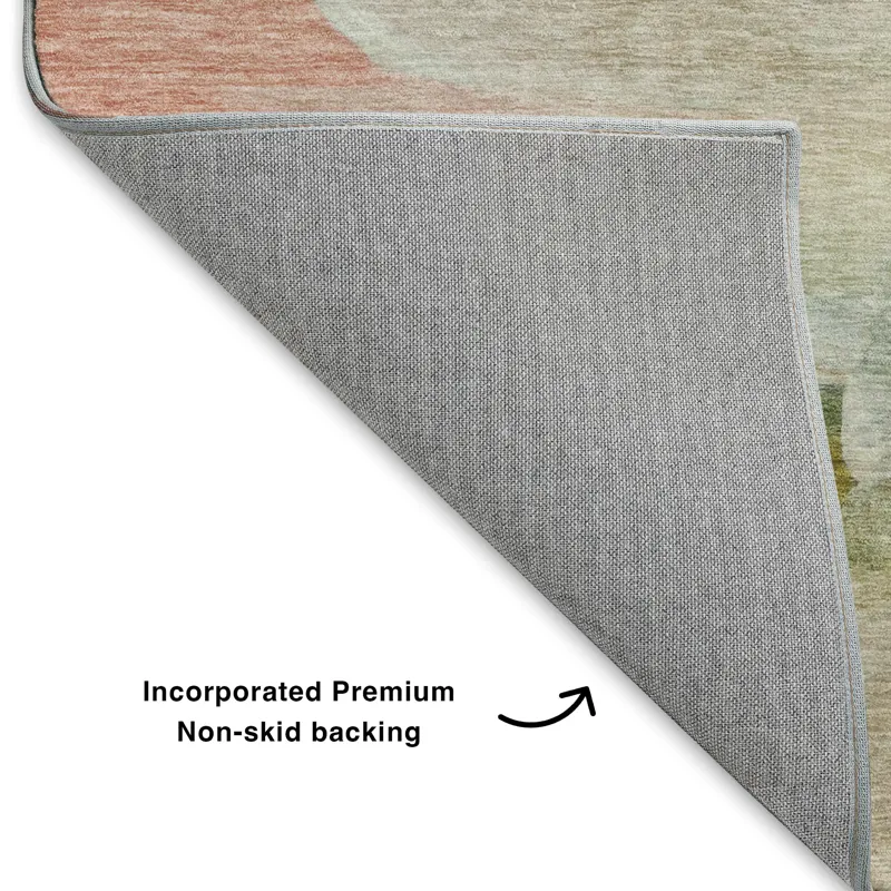 Luxury Washable Indoor/Outdoor Ravenna Linen 8\' x 10\' Rug