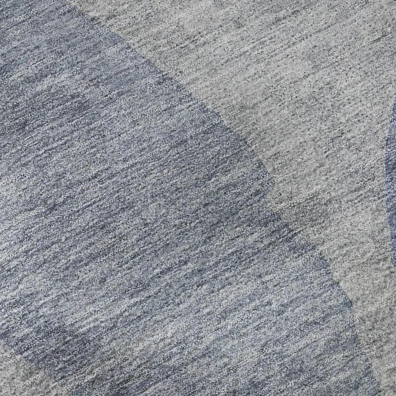 Luxury Washable Indoor/Outdoor Ravenna Blue 1\'8\" x 2\'6\" Rug