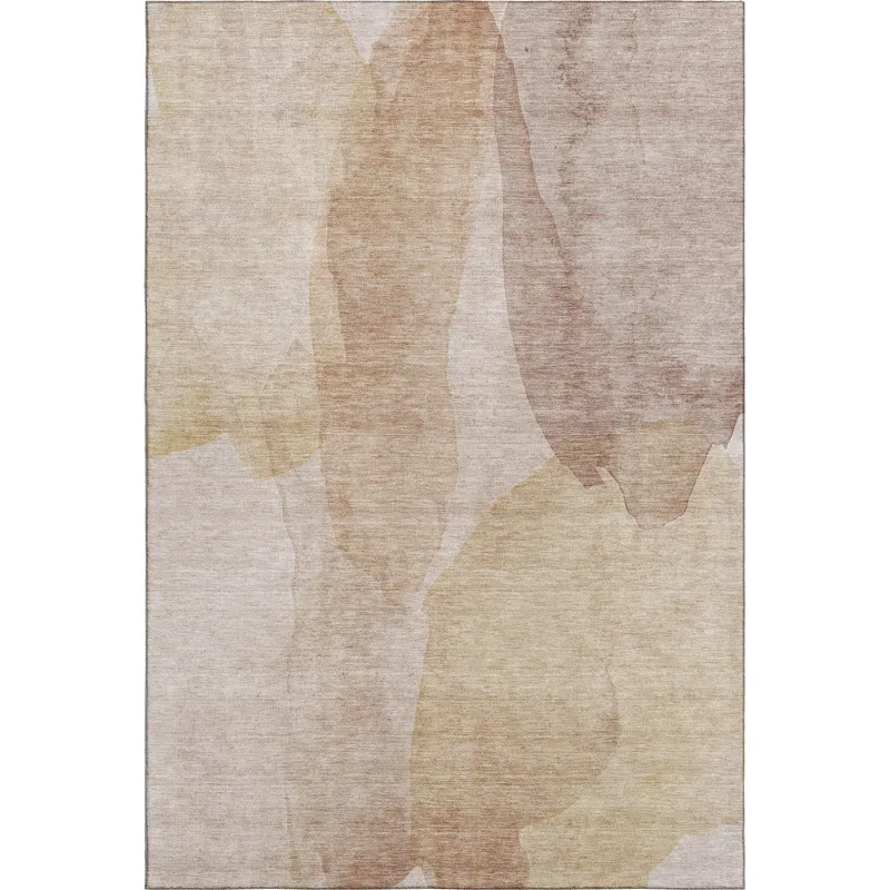 Luxury Washable Indoor/Outdoor Ravenna Coral 3\' x 5\' Rug