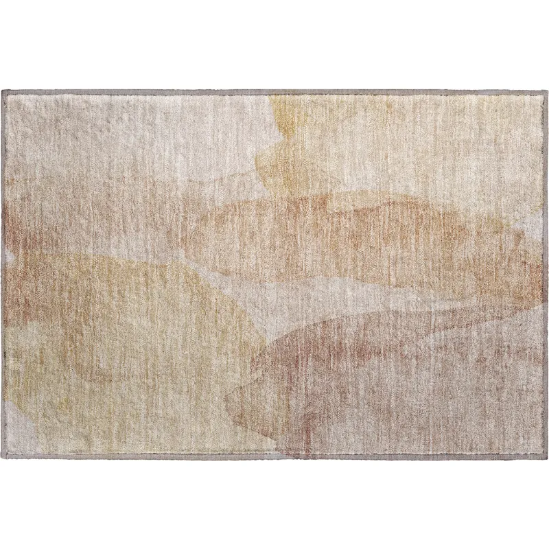 Luxury Washable Indoor/Outdoor Ravenna Coral 1\'8\" x 2\'6\" Rug