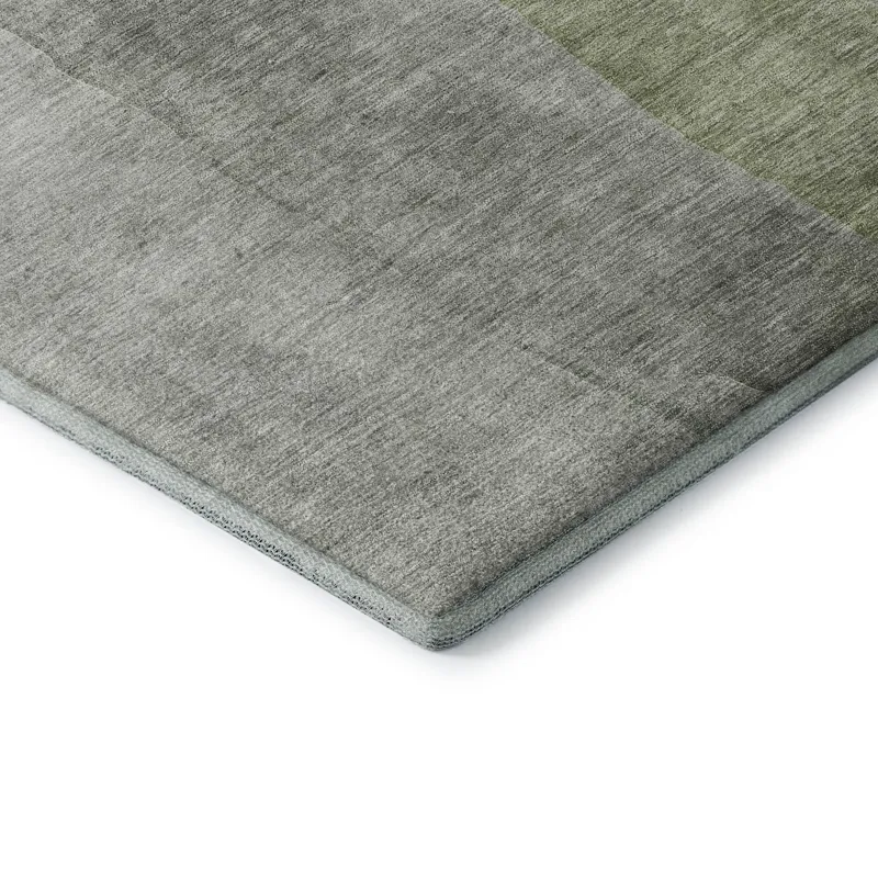 Luxury Washable Indoor/Outdoor Ravenna Fern 1\'8\" x 2\'6\" Rug