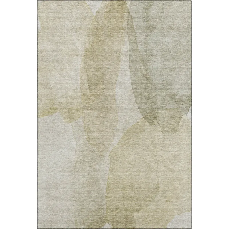 Luxury Washable Indoor/Outdoor Ravenna Putty 5\' x 7\'6\" Rug