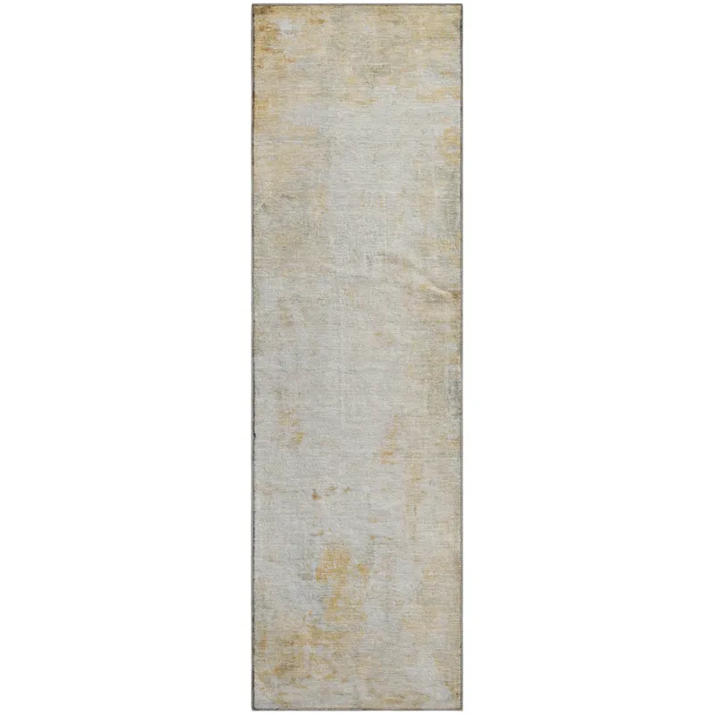 Luxury Washable Indoor/Outdoor Ravenna Linen 2\'3\" x 7\'6\" Runner Rug