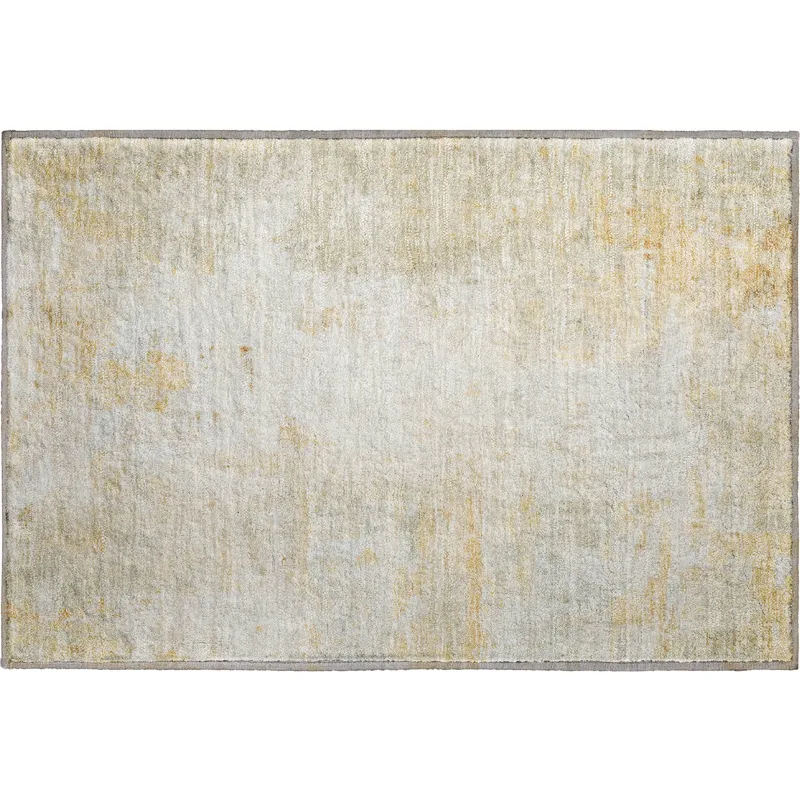 Luxury Washable Indoor/Outdoor Ravenna Linen 1\'8\" x 2\'6\" Rug