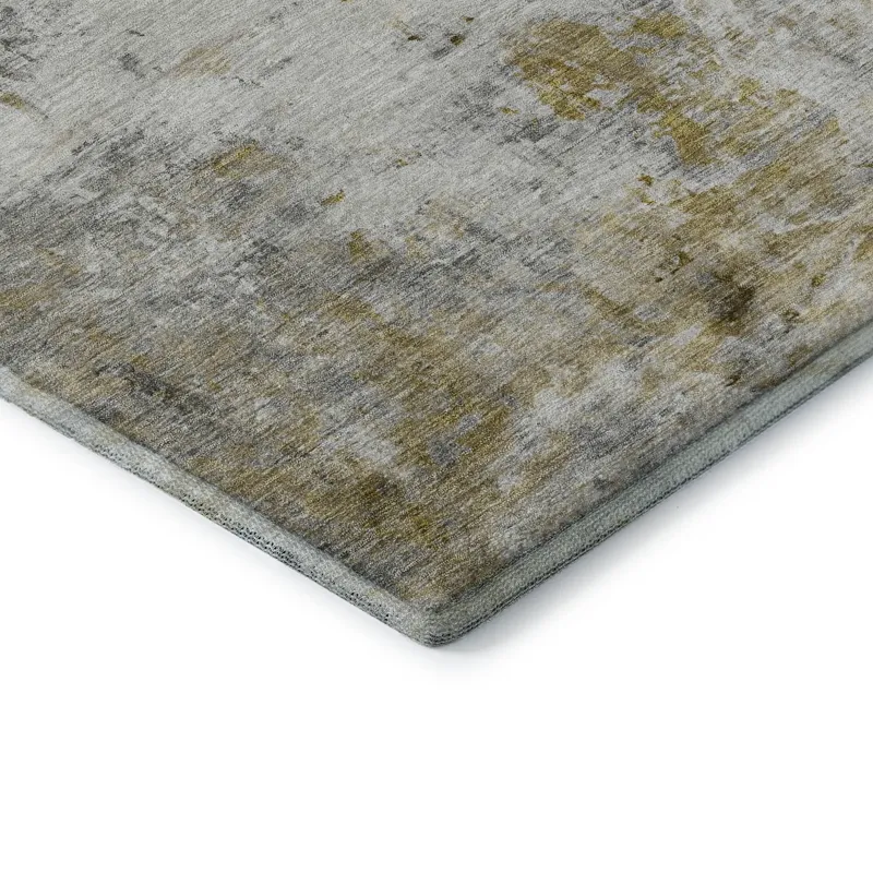 Luxury Washable Indoor/Outdoor Ravenna Taupe 3\' x 5\' Rug