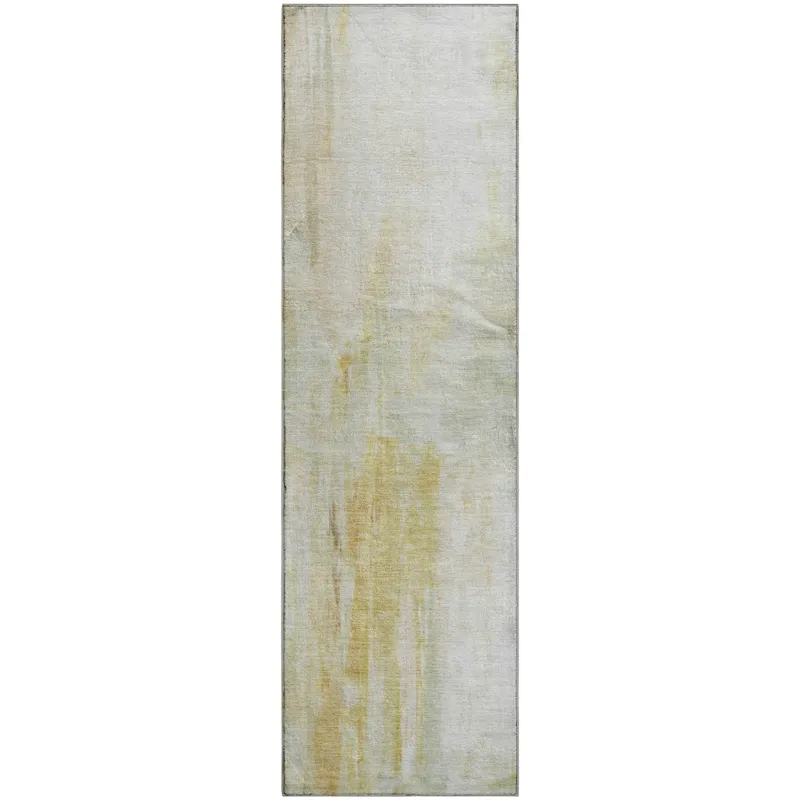 Luxury Washable Indoor/Outdoor Ravenna Linen 2\'3\" x 7\'6\" Runner Rug