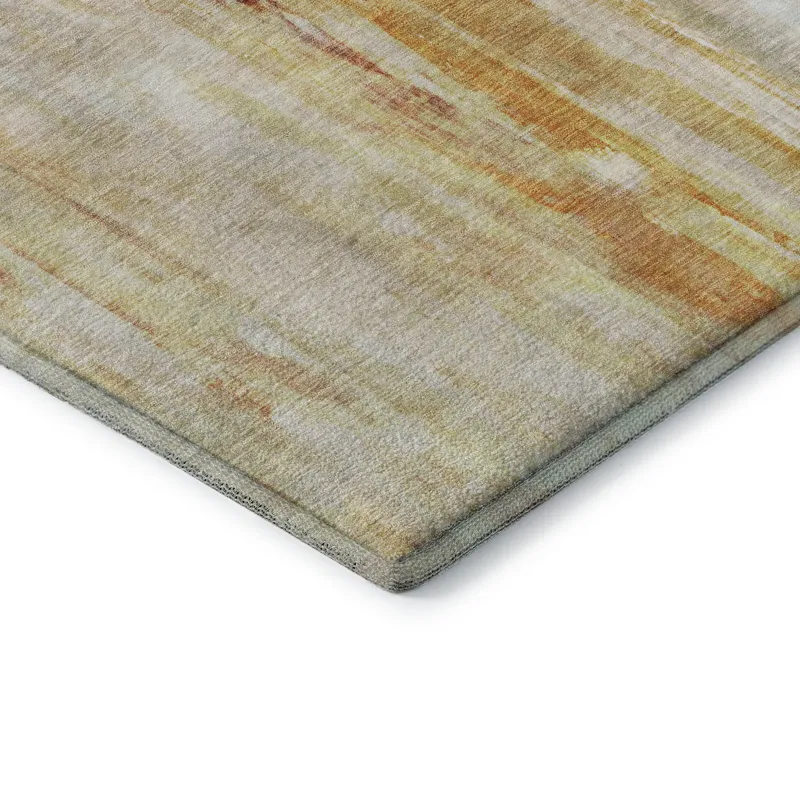 Luxury Washable Indoor/Outdoor Ravenna Paprika 5\' x 7\'6\" Rug