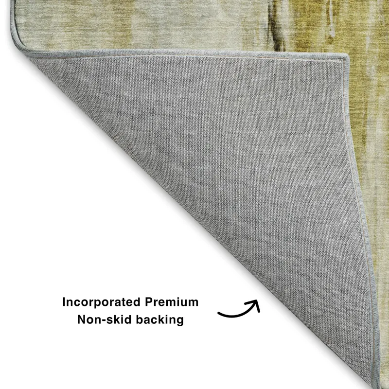 Luxury Washable Indoor/Outdoor Ravenna Taupe 9\' x 12\' Rug