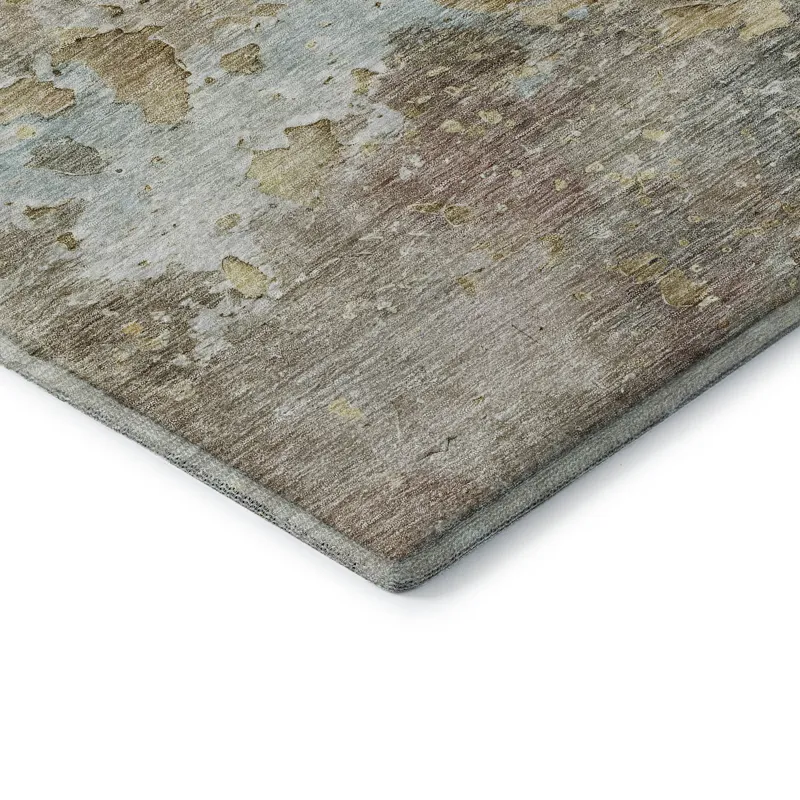 Luxury Washable Indoor/Outdoor Ravenna Brown 2\'6\" x 3\'10\" Rug