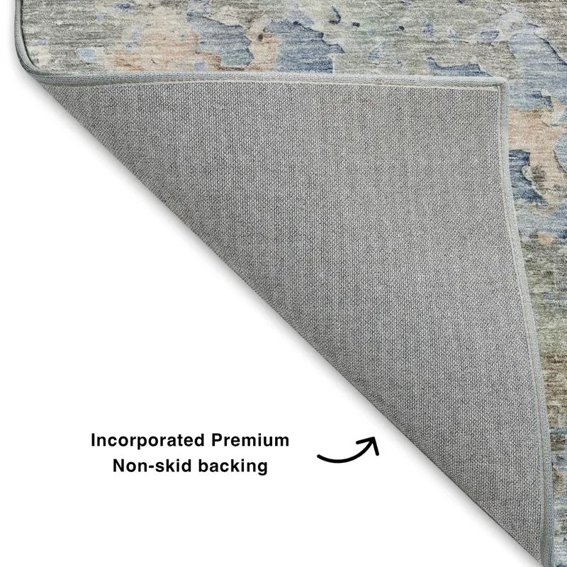 Luxury Washable Indoor/Outdoor Ravenna Taupe 8\' x 10\' Rug