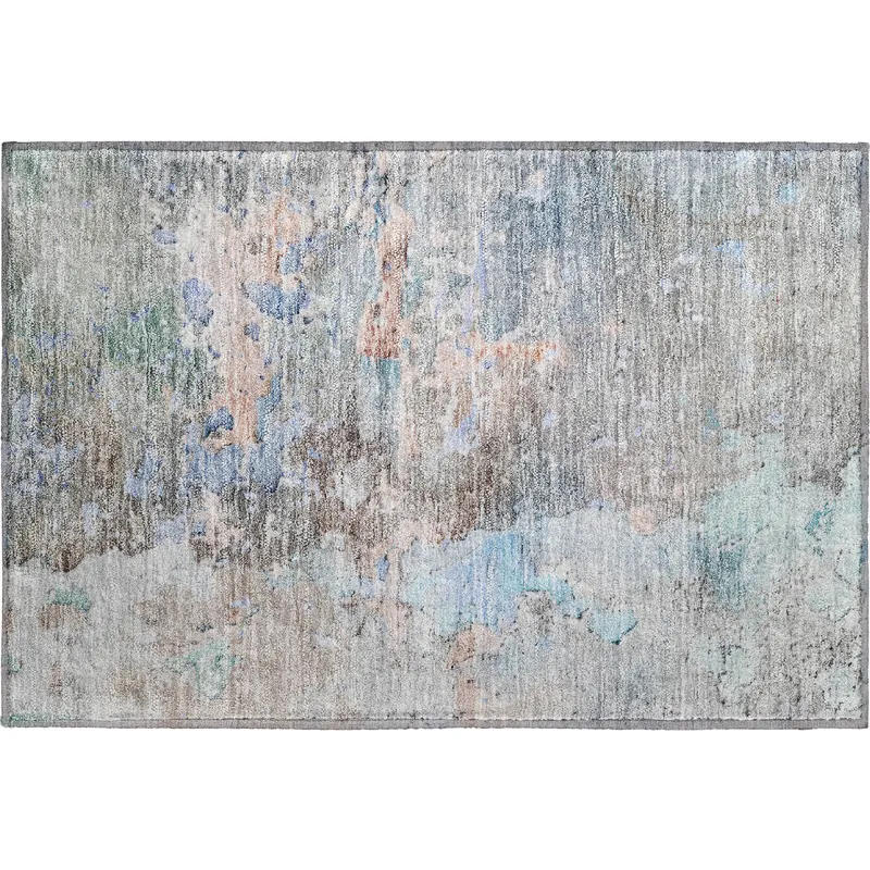 Luxury Washable Indoor/Outdoor Ravenna Taupe 1\'8\" x 2\'6\" Rug