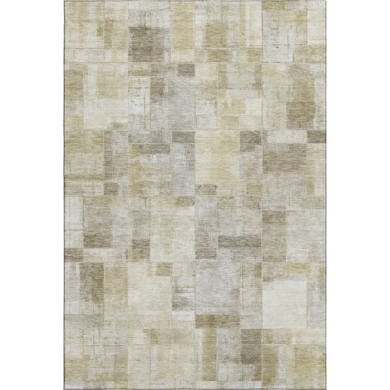 Luxury Washable Indoor/Outdoor Ravenna Beige 5\' x 7\'6\" Rug