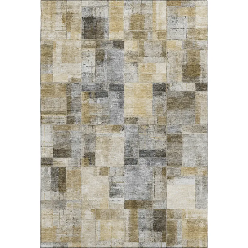 Luxury Washable Indoor/Outdoor Ravenna Granite 8\' x 10\' Rug