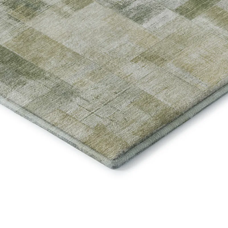 Luxury Washable Indoor/Outdoor Ravenna Sage 10\' x 14\' Rug