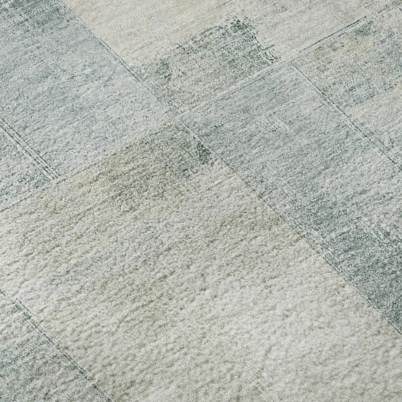 Luxury Washable Indoor/Outdoor Ravenna Seafoam 8\' x 10\' Rug