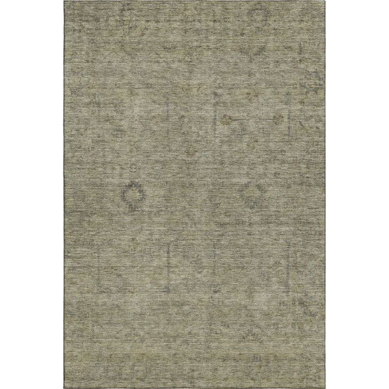 Luxury Washable Indoor/Outdoor Ravenna Khaki 5\' x 7\'6\" Rug
