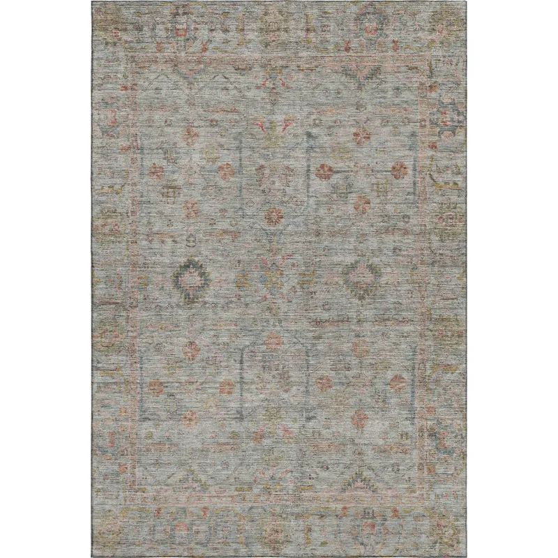 Luxury Washable Indoor/Outdoor Ravenna Taupe 2\'6\" x 3\'10\" Rug