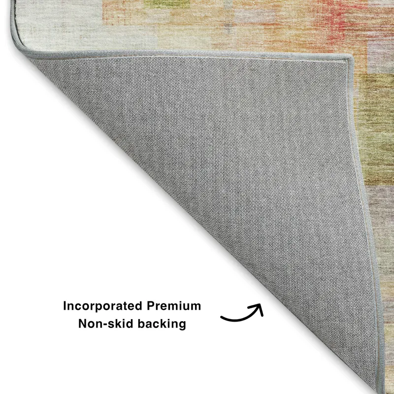 Luxury Washable Indoor/Outdoor Ravenna Coral 8\' x 10\' Rug