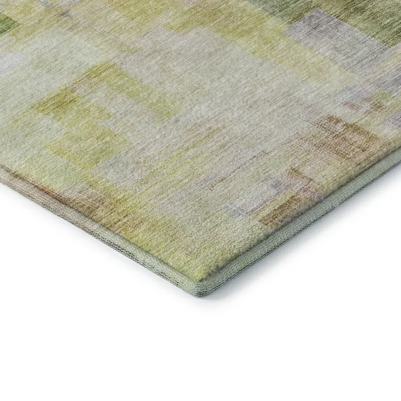 Luxury Washable Indoor/Outdoor Ravenna Green 5\' x 7\'6\" Rug