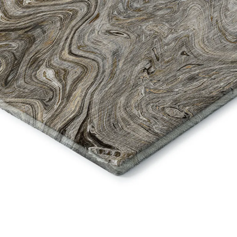 Luxury Washable Indoor/Outdoor Ravenna Taupe 8\' x 10\' Rug