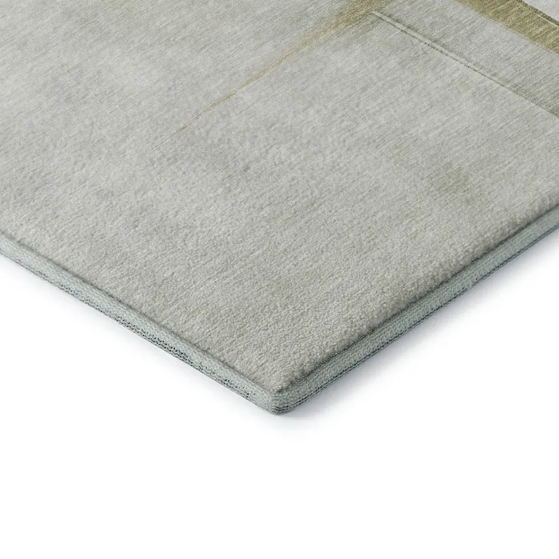 Luxury Washable Indoor/Outdoor Ravenna Aloe 2\'6\" x 3\'10\" Rug