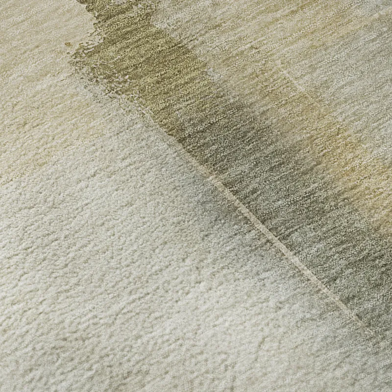 Luxury Washable Indoor/Outdoor Ravenna Putty 3\' x 5\' Rug