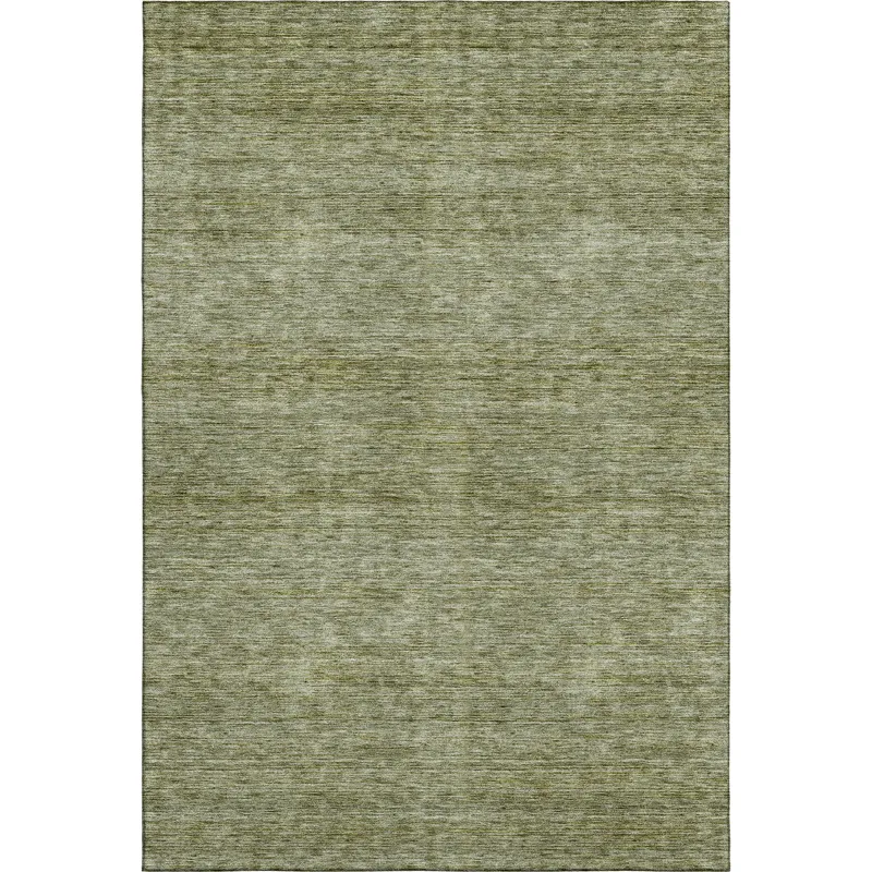 Luxury Washable Indoor/Outdoor Soft Essentials Aloe 5\' x 7\'6\" Rug