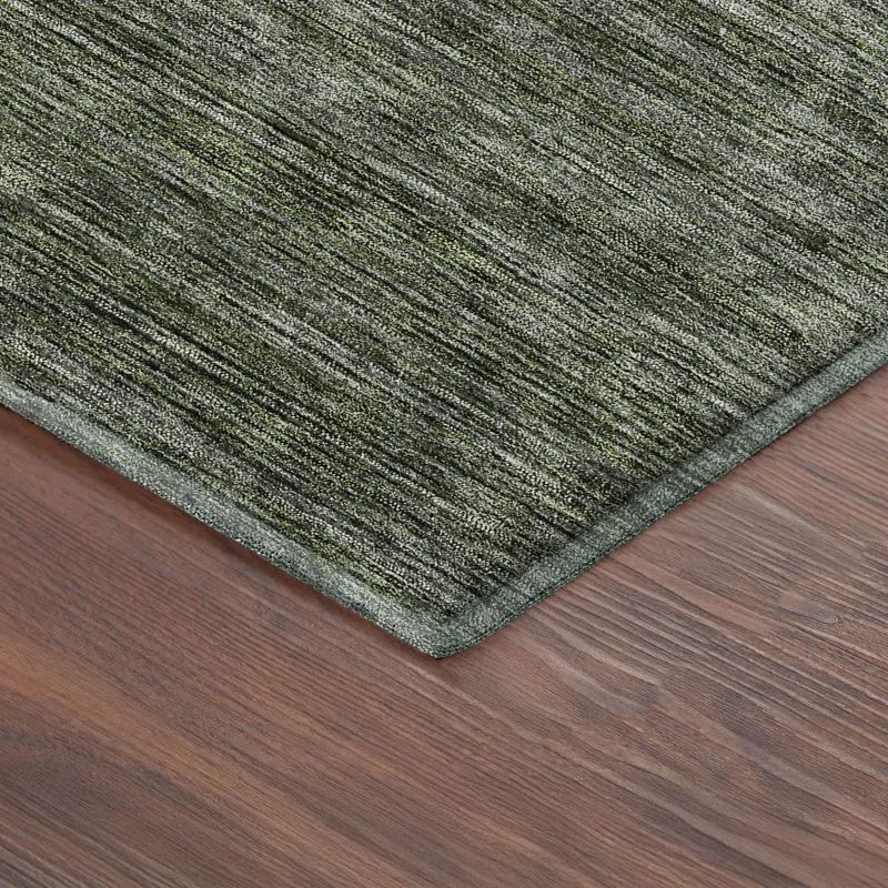 Luxury Washable Indoor/Outdoor Soft Essentials Basil 10\' x 14\' Rug