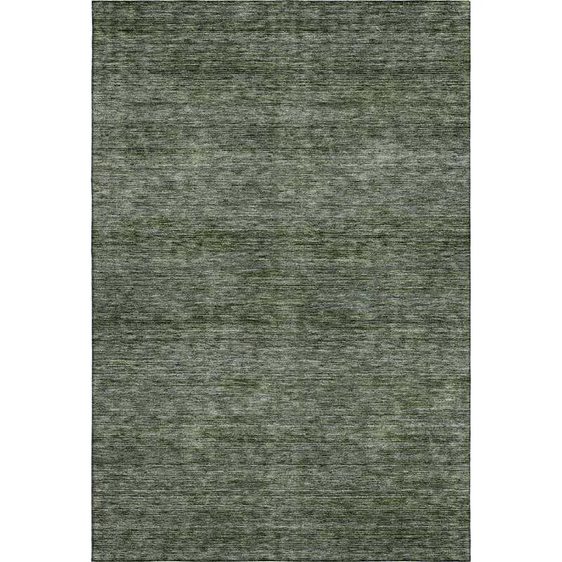 Luxury Washable Indoor/Outdoor Soft Essentials Basil 10\' x 14\' Rug