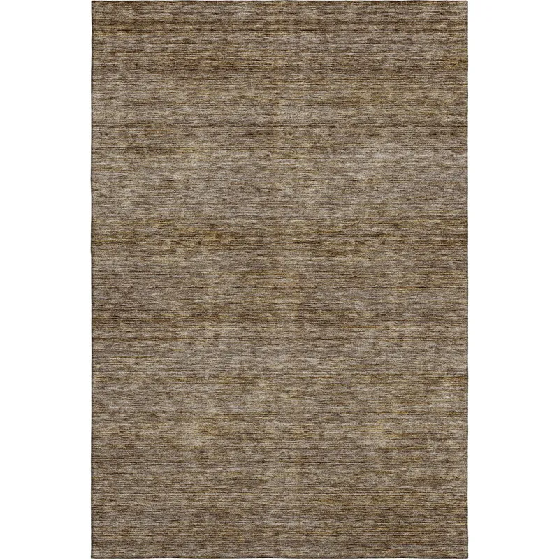 Luxury Washable Indoor/Outdoor Soft Essentials Brown 10\' x 14\' Rug