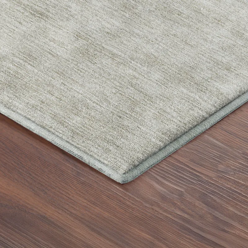 Luxury Washable Indoor/Outdoor Soft Essentials Ivory 2\'6\" x 3\'10\" Rug