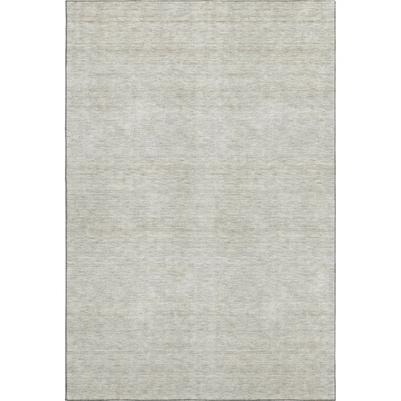 Luxury Washable Indoor/Outdoor Soft Essentials Ivory 2\'6\" x 3\'10\" Rug