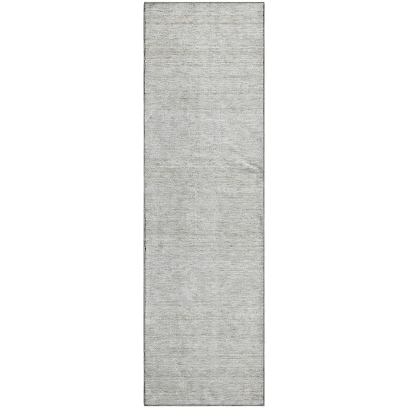 Luxury Washable Indoor/Outdoor Soft Essentials Linen 2\'3\" x 7\'6\" Runner Rug