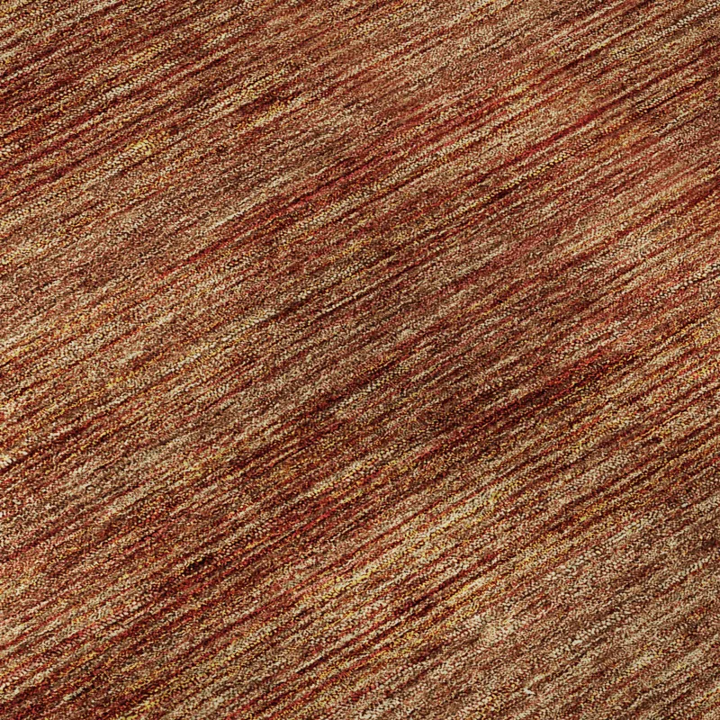 Luxury Washable Indoor/Outdoor Soft Essentials Paprika 8\' x 8\' Round Rug
