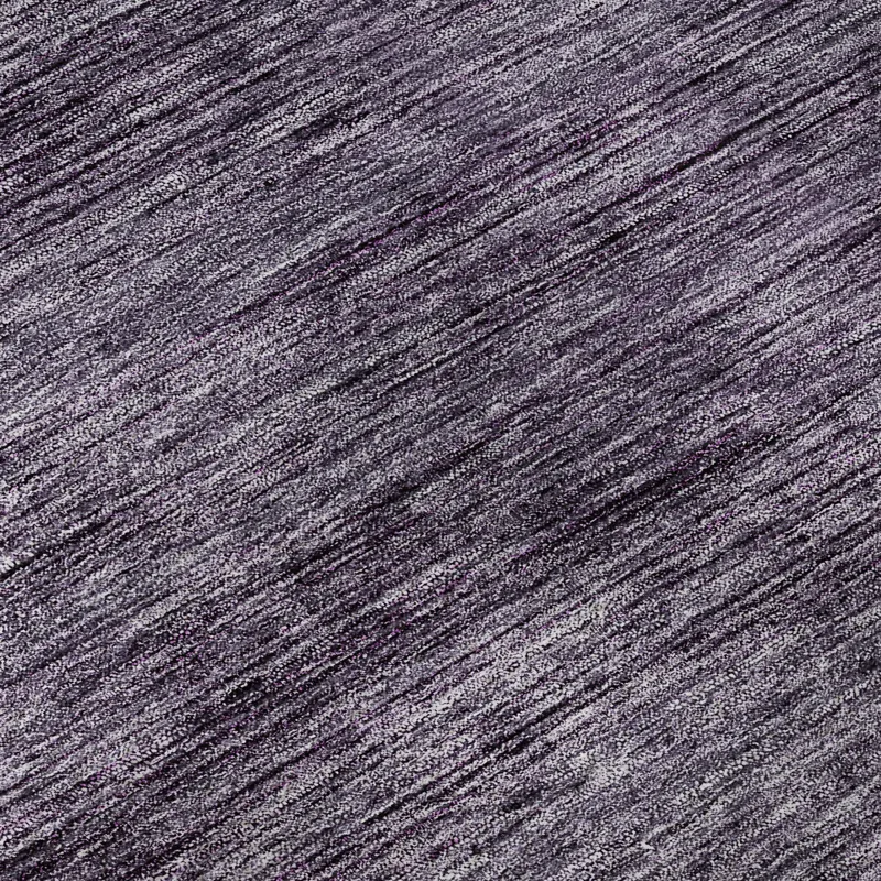 Luxury Washable Indoor/Outdoor Soft Essentials Plum 2\'3\" x 7\'6\" Runner Rug