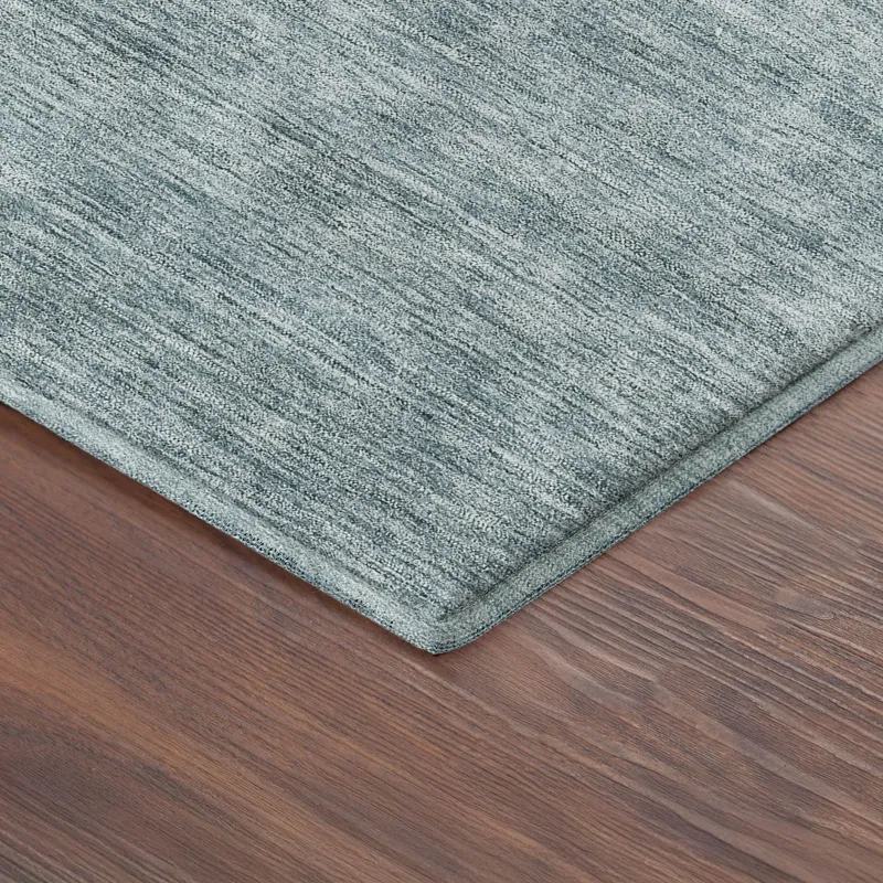 Luxury Washable Indoor/Outdoor Soft Essentials Sky 2\'6\" x 3\'10\" Rug