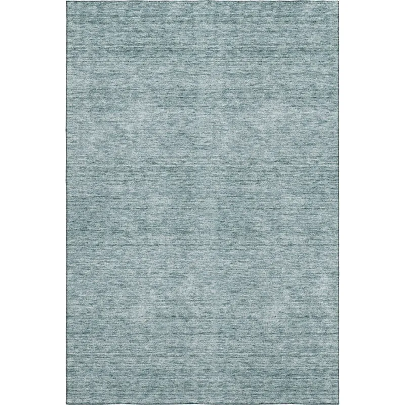 Luxury Washable Indoor/Outdoor Soft Essentials Sky 2\'6\" x 3\'10\" Rug