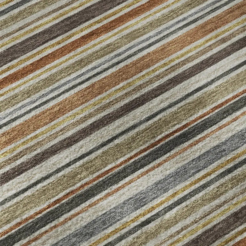 Luxury Washable Indoor/Outdoor Soft Essentials Earth 2\'3\" x 7\'6\" Runner Rug