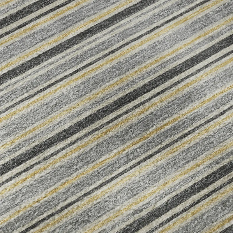 Luxury Washable Indoor/Outdoor Soft Essentials Granite 8\' x 8\' Round Rug