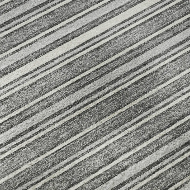 Luxury Washable Indoor/Outdoor Soft Essentials Gray 9\' x 12\' Rug