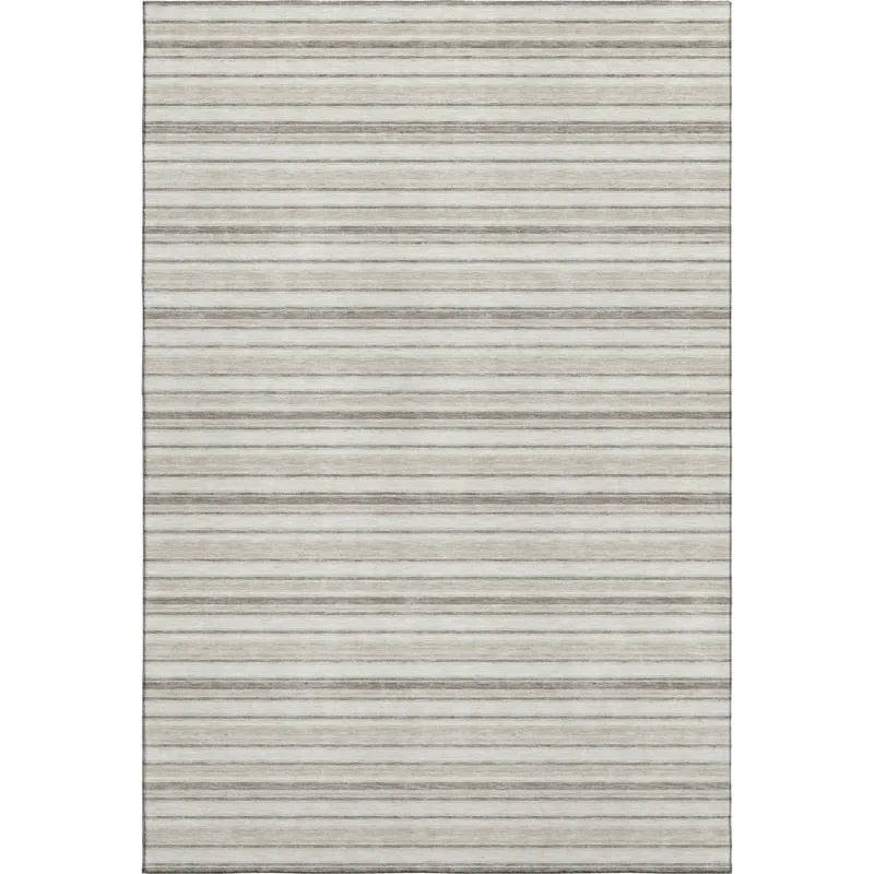 Luxury Washable Indoor/Outdoor Soft Essentials Linen 2\'6\" x 3\'10\" Rug