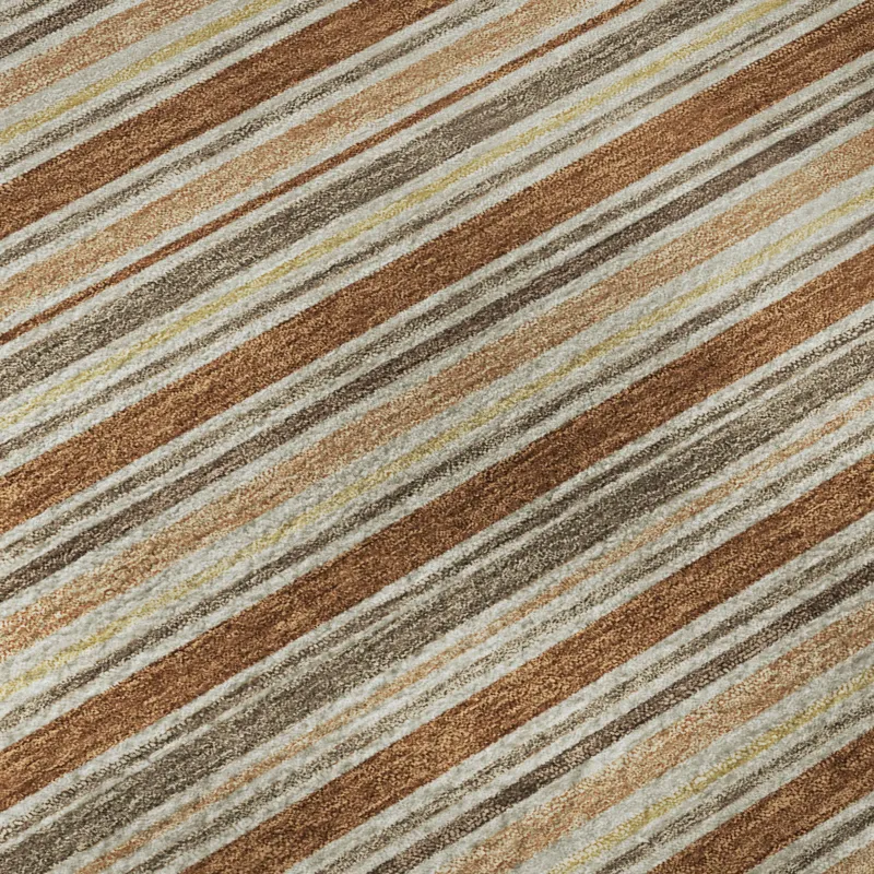 Luxury Washable Indoor/Outdoor Soft Essentials Paprika 1\'8\" x 2\'6\" Rug