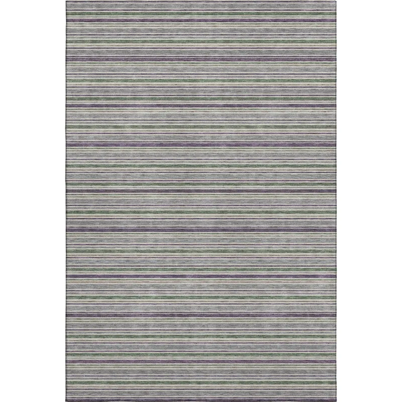 Luxury Washable Indoor/Outdoor Soft Essentials Pewter 10\' x 14\' Rug