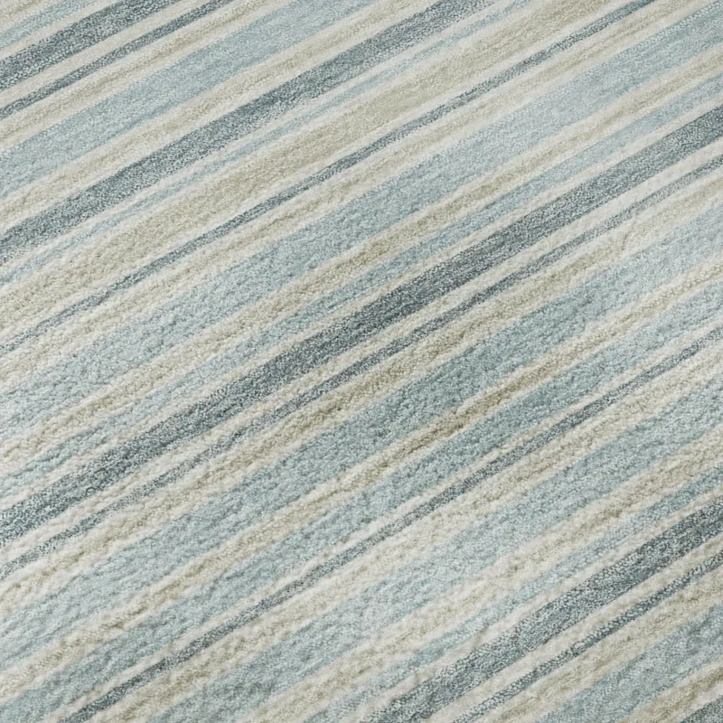 Luxury Washable Indoor/Outdoor Soft Essentials Sky 2\'3\" x 7\'6\" Runner Rug