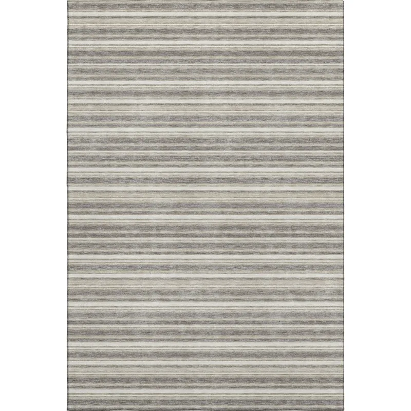 Luxury Washable Indoor/Outdoor Soft Essentials Taupe 3\' x 5\' Rug