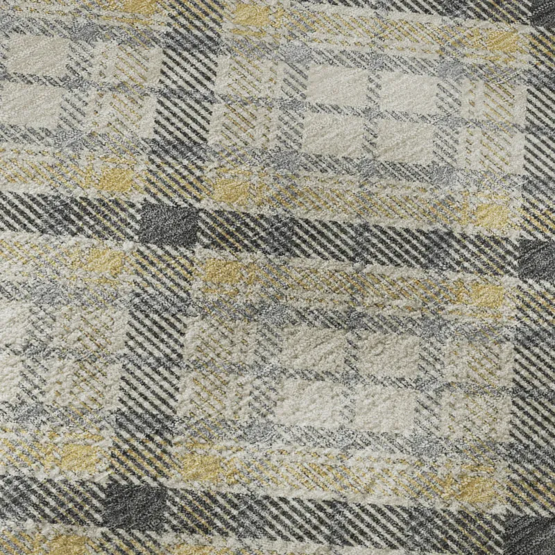 Luxury Washable Indoor/Outdoor Soft Essentials Granite 2\'3\" x 7\'6\" Runner Rug