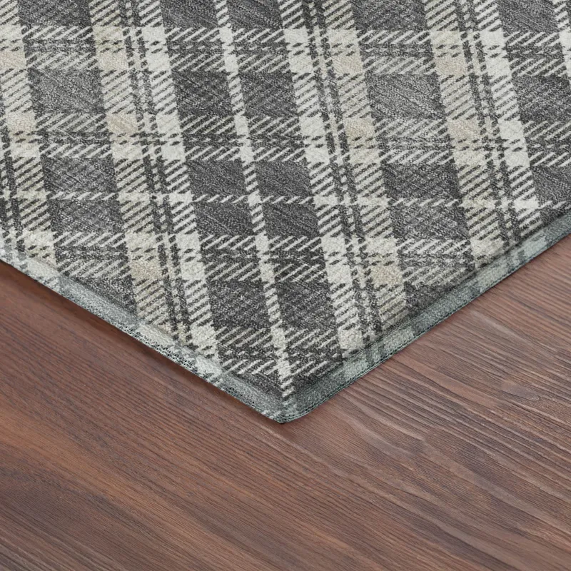 Luxury Washable Indoor/Outdoor Soft Essentials Gray 10\' x 14\' Rug