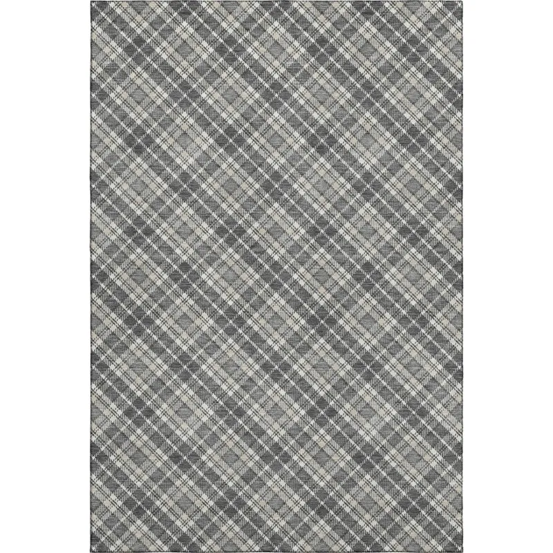 Luxury Washable Indoor/Outdoor Soft Essentials Gray 10\' x 14\' Rug