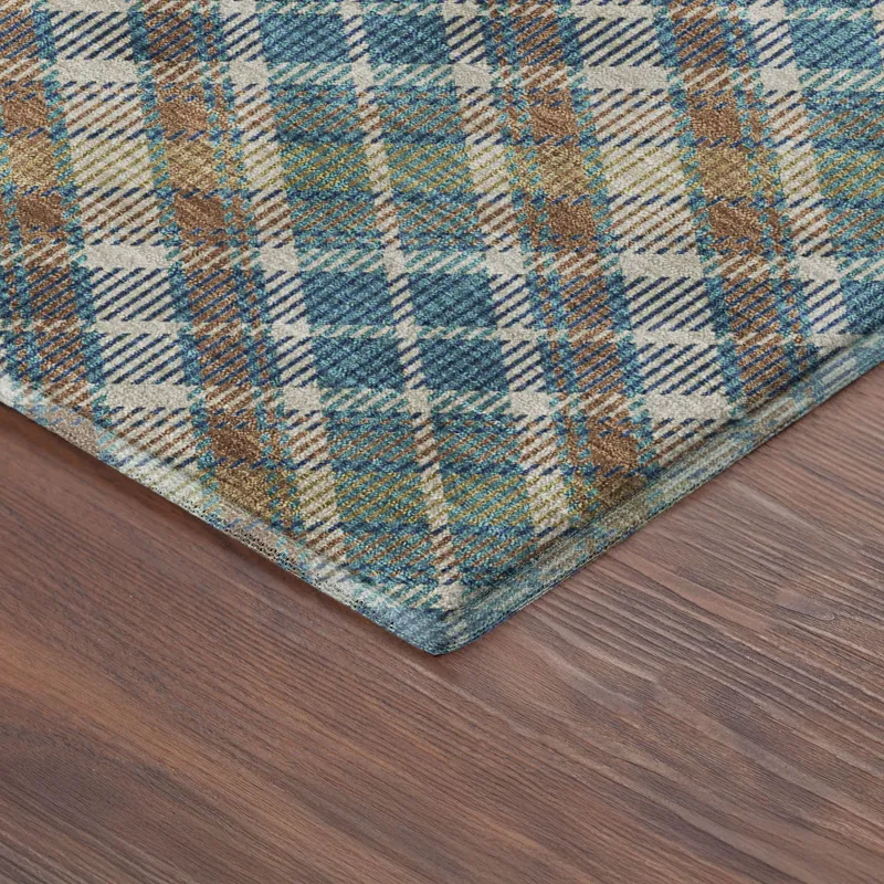 Luxury Washable Indoor/Outdoor Soft Essentials Jewel 2\'3\" x 7\'6\" Runner Rug